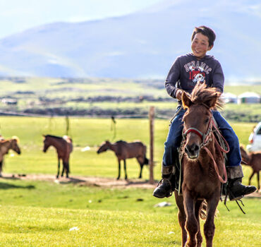 Mongolian-horse-boy