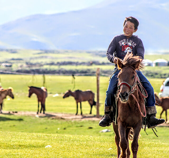 Mongolian-horse-boy
